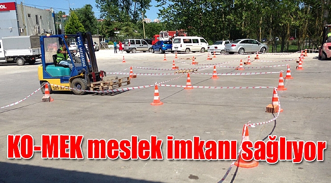 KO-MEK meslek imkanı sağlıyor