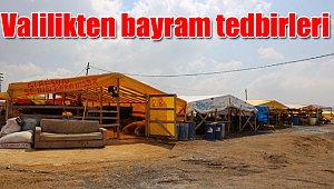Valilikten bayram tedbirleri