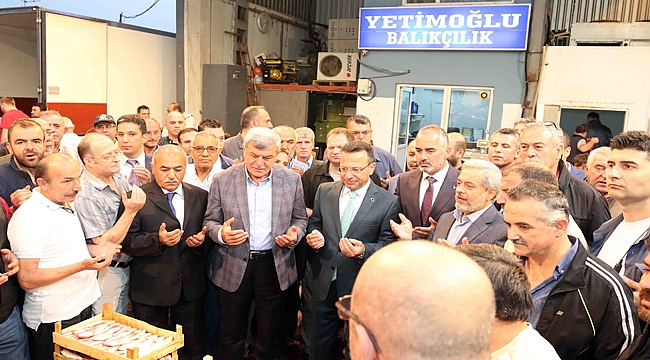Başkan, Ereğli'de ilk balık mezatına katıldı