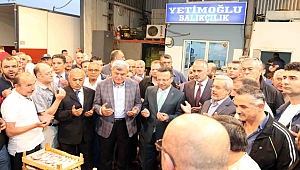 Başkan, Ereğli'de ilk balık mezatına katıldı