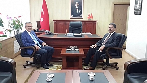 Başkan Köşker’den Kaymakam Güler’e hayırlı olsun ziyareti