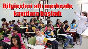Bilgievleri altı merkezde kayıtlara başladı