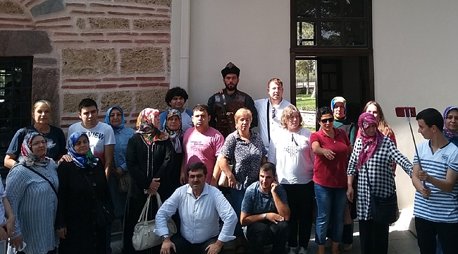 Engelli vatandaşlar tarihin izlerini sürdü