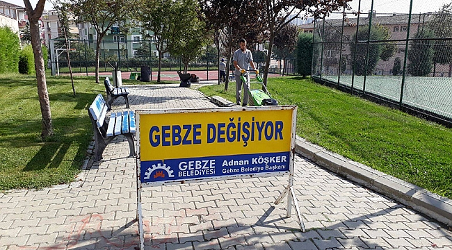 Gebze’de parklar daha yeşil