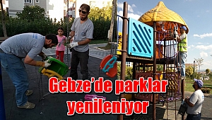 Gebze’de parklar yenileniyor