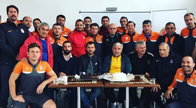 Antrenör adaylarının onur konuğuydu!
