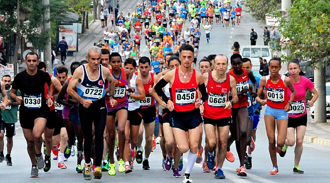 Darıca Yarı Maratonu'na rekor katılım