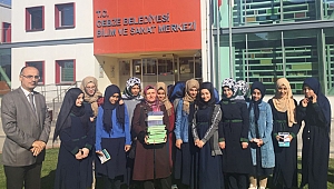 Öğrenciler Beylikbağı Kütüphanesi’ni ziyaret etti