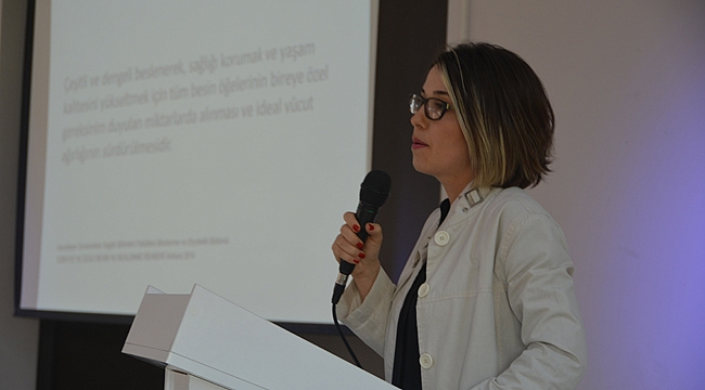 Öğrencilere ''Sağlıklı Beslenme'' Konferansı
