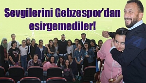 Sevgilerini Gebzespor’dan esirgemediler!
