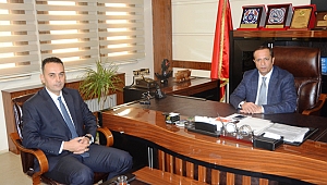 Yeni Emniyet Müdüründe Başkan Toltar’a ziyaret