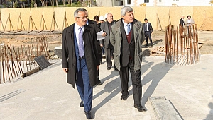 Başkanlar projeleri denetledi