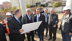 Başkanlar projeleri denetledi