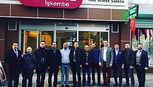 Çarşı esnafı, rektörü konuk etti!