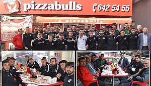 Gebzespor’un pizza keyfi
