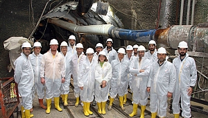 İMO üyeleri İSU yatırımlarını yerinde inceledi