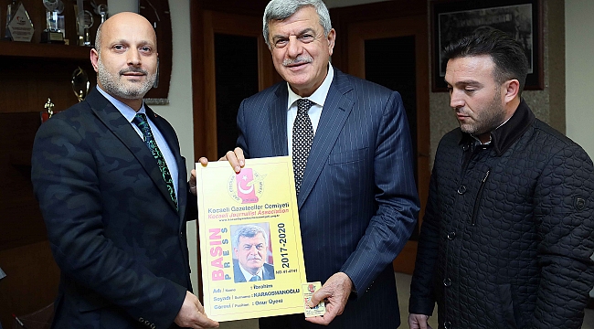 Karaosmanoğlu, Gazeteciler Cemiyeti’ni ağırladı