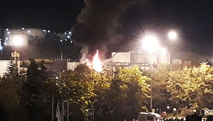 Marshall korkutan yangın