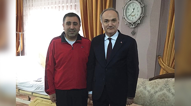 Bakan Özlü'den Okur'a ziyaret