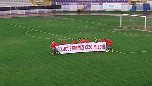 Gebzespor’dan Kudüs’e destek