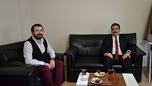 Kaymakam Güler, gazetemizi ziyaret etti