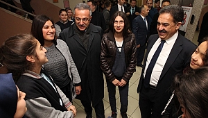 Kaymakam Güler ve Başkan Köşker Ticaret Lisesi’ni ziyaret etti