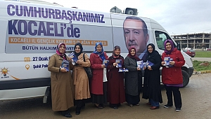 AK kadınlar hiç durmadan çalışıyor