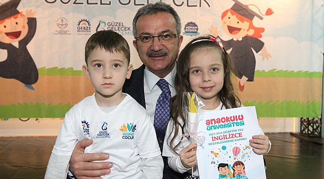 Anaokulu Üniversitesinde karne heyecanı