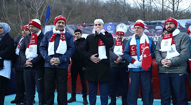 Binler Sarıkamış Şehitleri için yürüdü