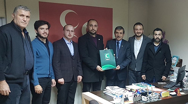 Gebze Yeşilay'dan MHP Gebze İlçe Başkanlığı'na ziyaret