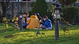 Gebzeliler güneşin tadını çıkardı