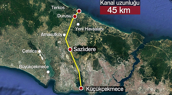 Kanal İstanbul projesinin detayları