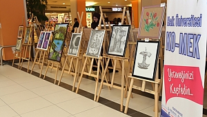 ‘’KO-MEK Resim’den usta işi eserler’’