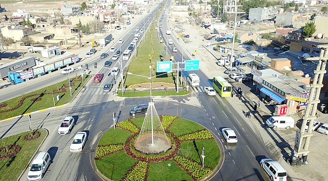 Mardin yolu Büyükşehir’le renkleniyor