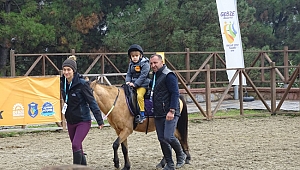 Miniklerin binicilik heyecanı