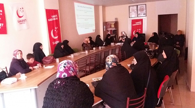 SAADET kadınları Çalışıyor