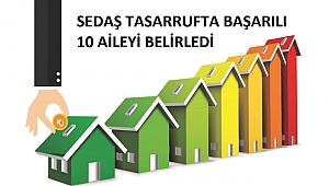 SEDAŞ başarılı olan 10 aileyi seçti
