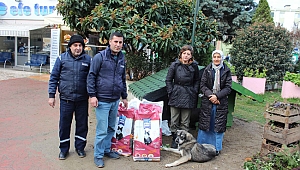 Sokak hayvanları soğukta aç kalmasın diye!