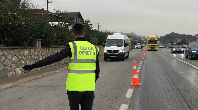 Toplu taşıma araçları denetleniyor