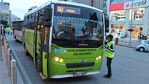 Toplu taşıma araçlarına sıkı denetim