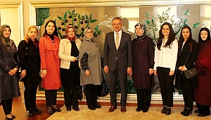 AK Kadınlar Başkan Köşker’e konuk oldu