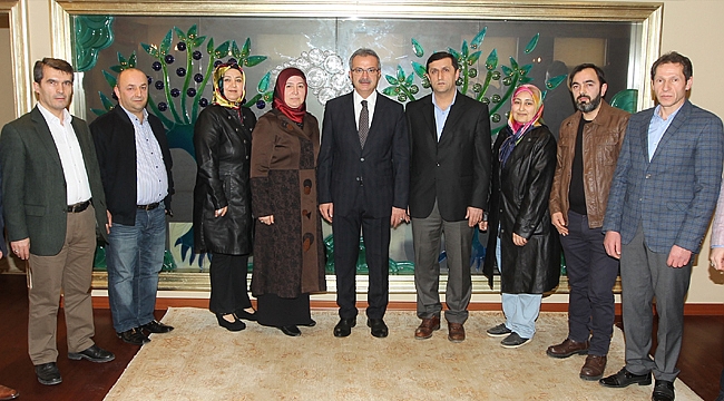 Başkan Köşker Beylikbağı teşkilatını ağırladı