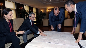 Başkan Köşker'e İSU sunumu