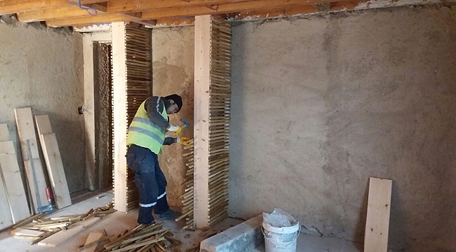 Demirciler Konağı’nın iç işleri yapılıyor