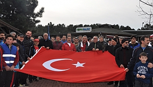 Gebzeliler şehitler için yürüdü