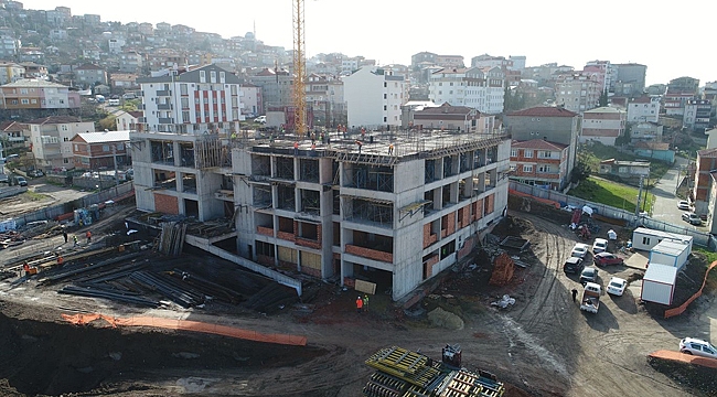 Gençliğin dev tesisi yükseliyor