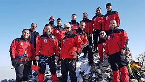 İtfaiyeden karda arama kurtarma tatbikatı