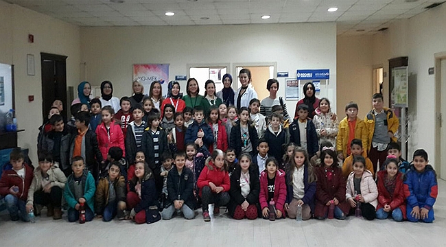 Miniklerden KO-MEK’e anlamlı ziyaret