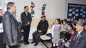 Öğrenciler gazi amcalarıyla buluştu