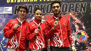 Ukrayna’dan madalyalar ile döndüler